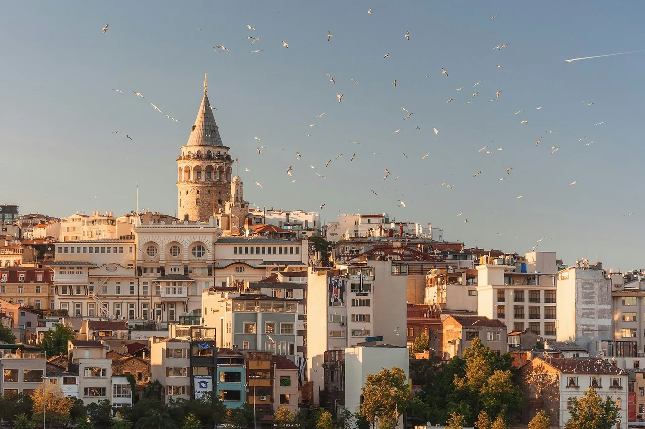 Galata Tower rising above the rooftops of Istanbul